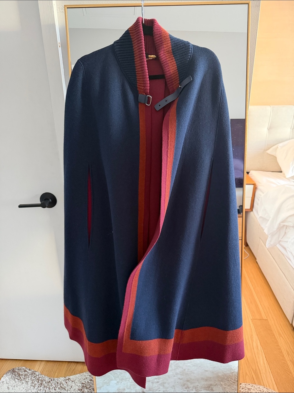 Loro piana cashmere Navy Cape - Picture 2 of 6